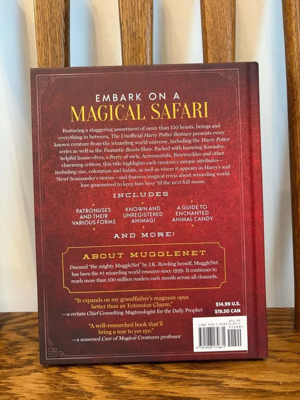 Pre-Owned The Unofficial Harry Potter Bestiary: MuggleNet's Complete Guide to th